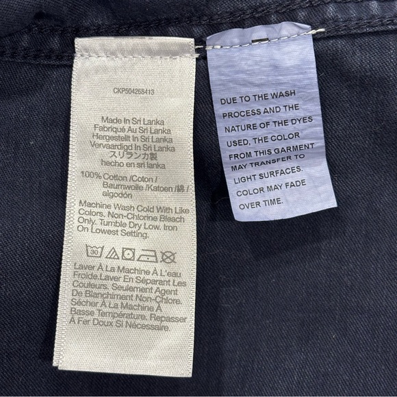 Madewell Easy Utility Shirt Jacket in Navy XS - Picture 9 of 9